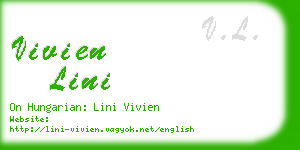 vivien lini business card